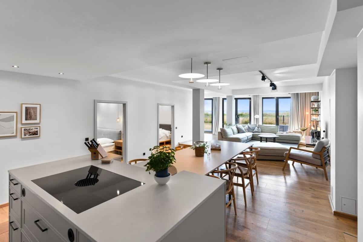 Luxus Meerblick Strand & Sauna & Garten & Heimkino Glowe Zewnętrze zdjęcie